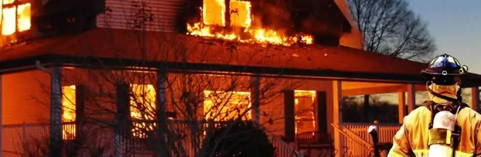 fire damage repair emergency response at a residential property affected by an active house fire in Myrtle Beach, SC